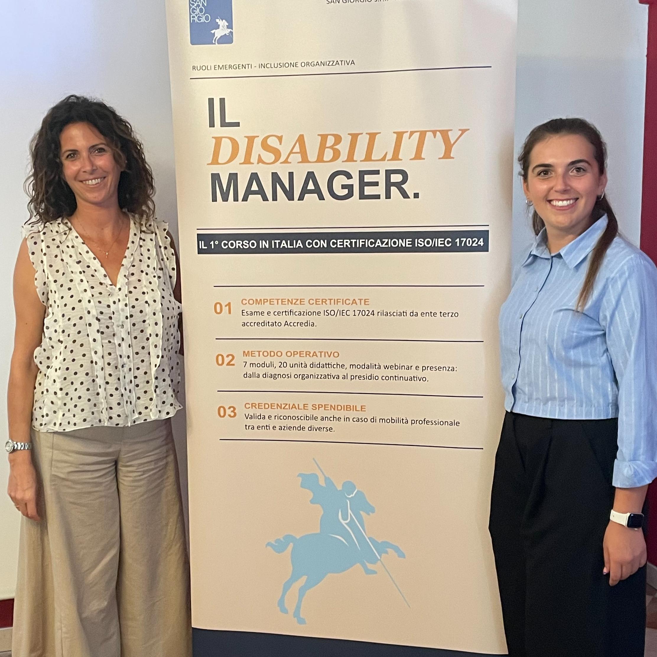 I primi Disability Manager certificati ISO/IEC 17024 in Italia sono un risultato San Giorgio